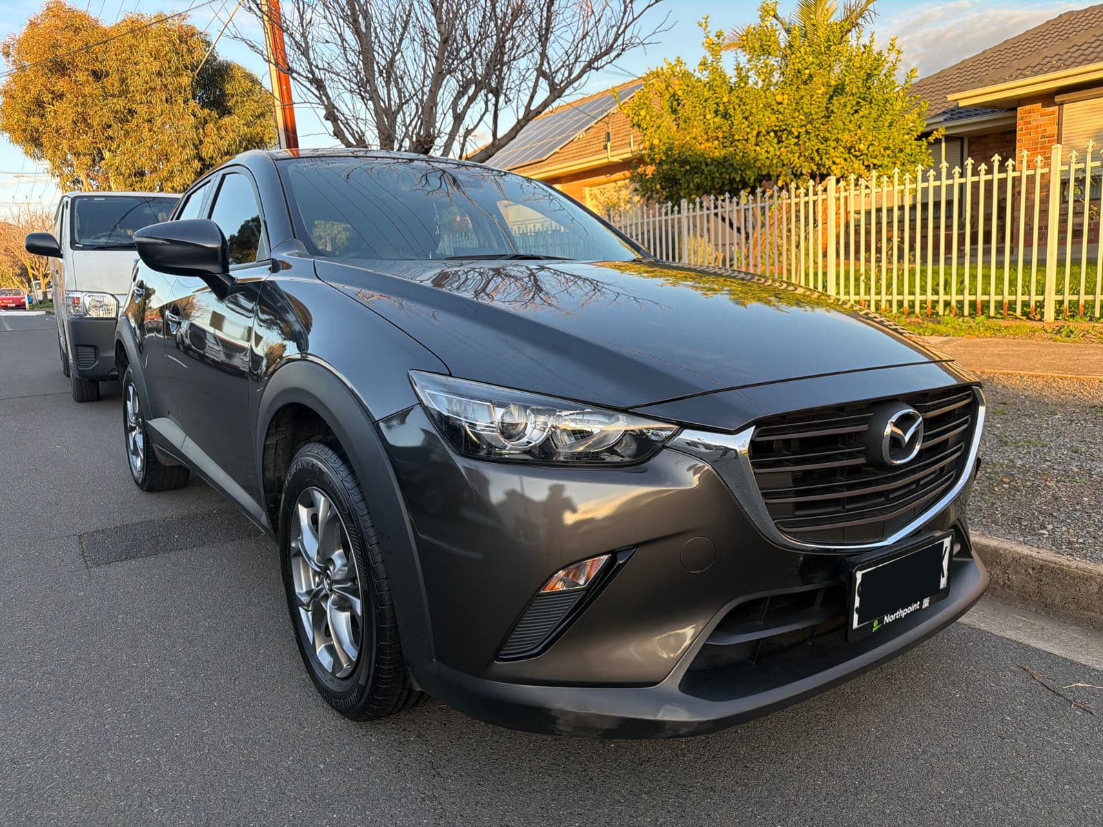 Mazda CX-3 front end after exterior detail