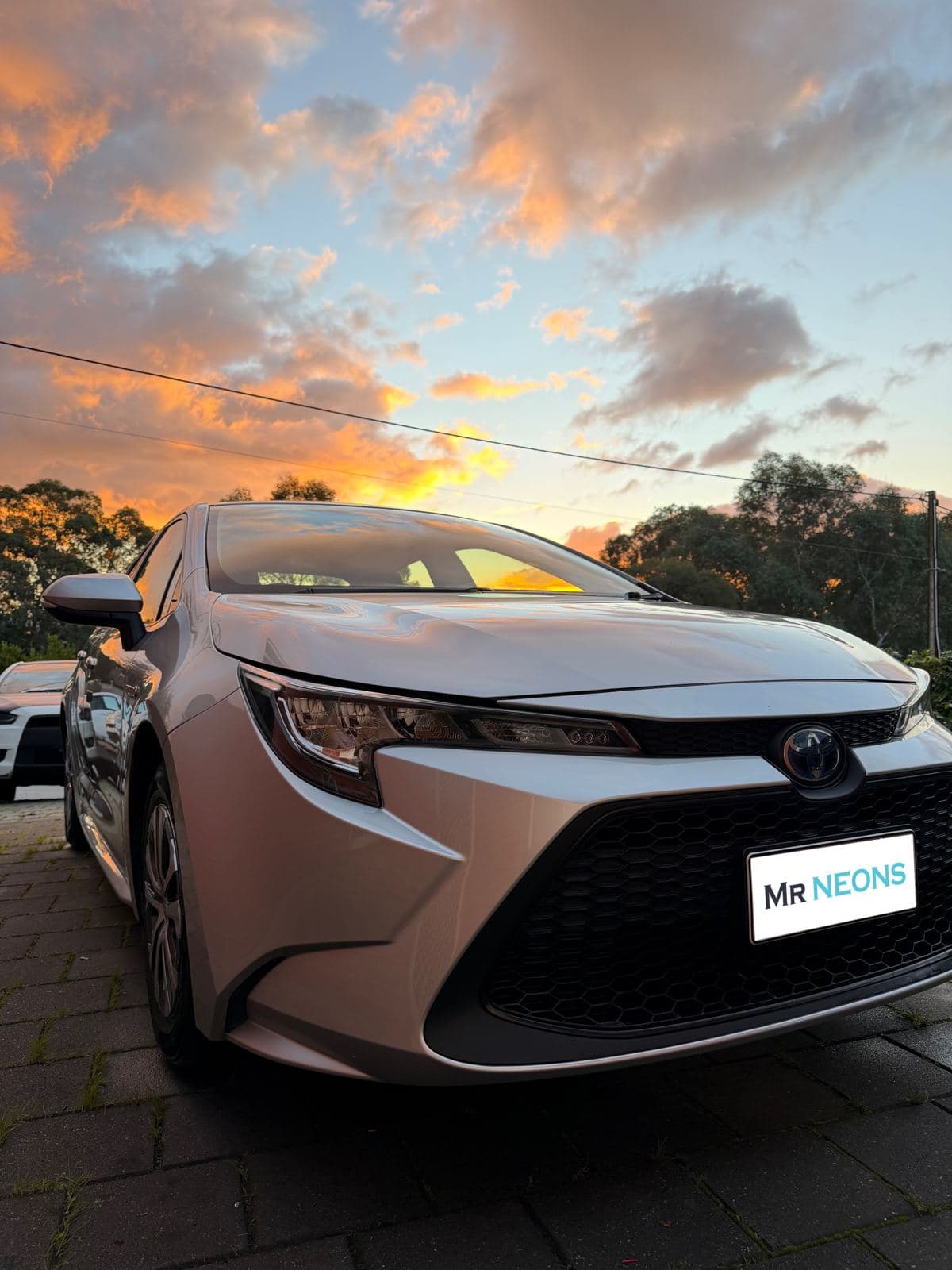 Detailed Toyota Corolla under an Adelaide sunset