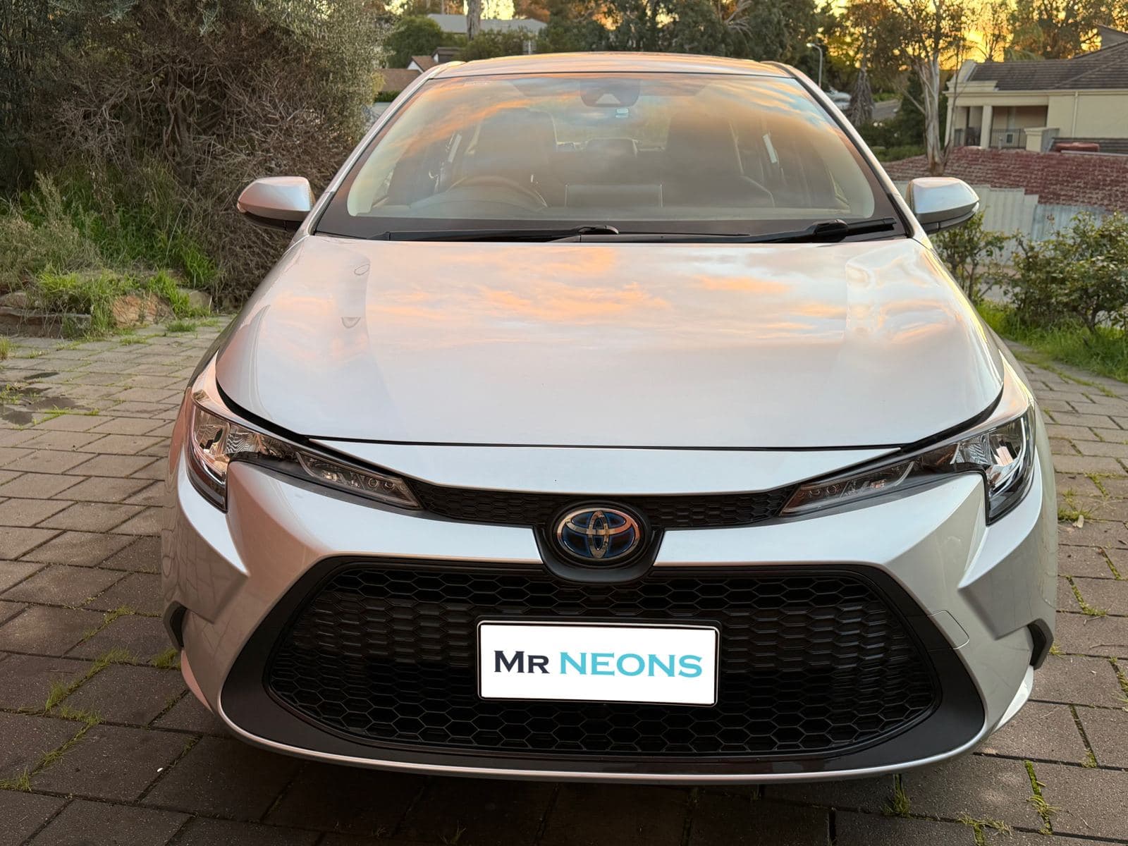 Toyota Corolla front after full detail