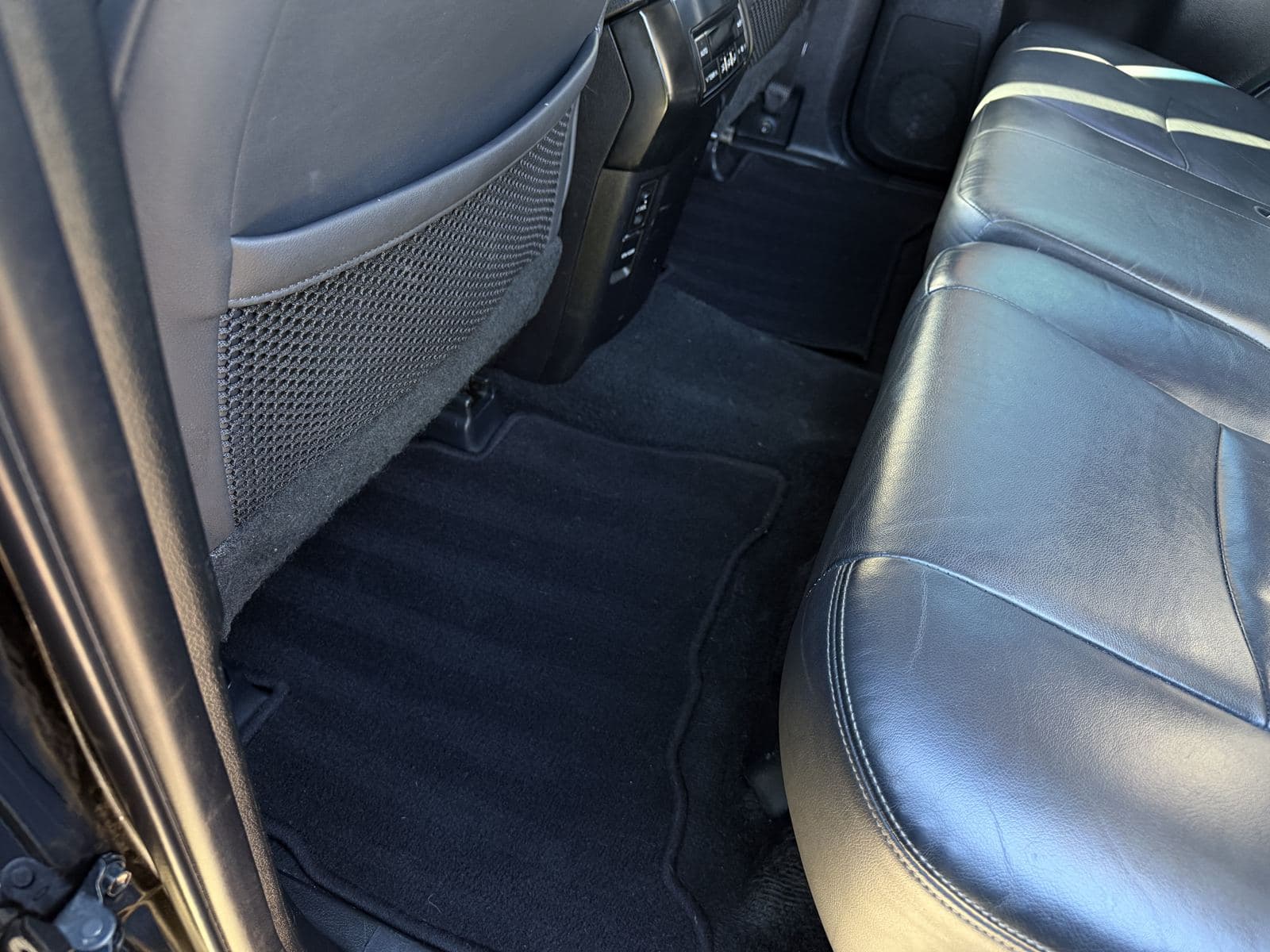 Rear floor and leather after detail