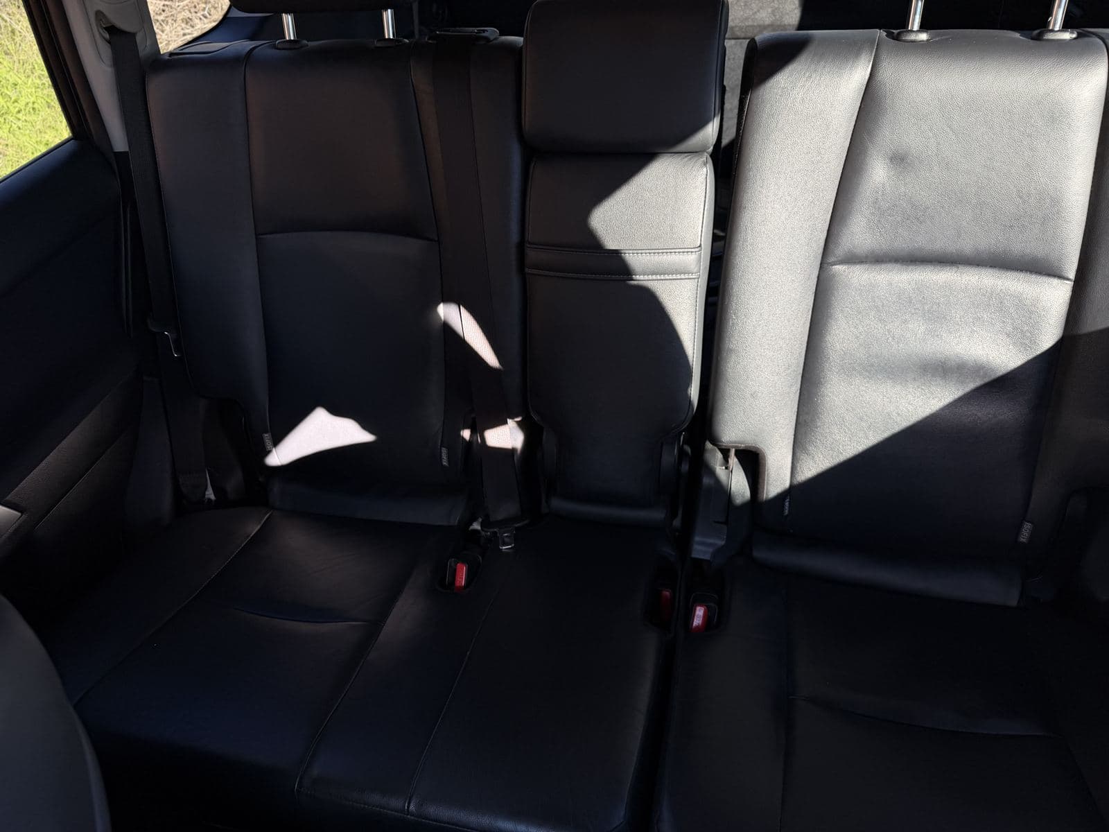 Prado rear seats after interior detail