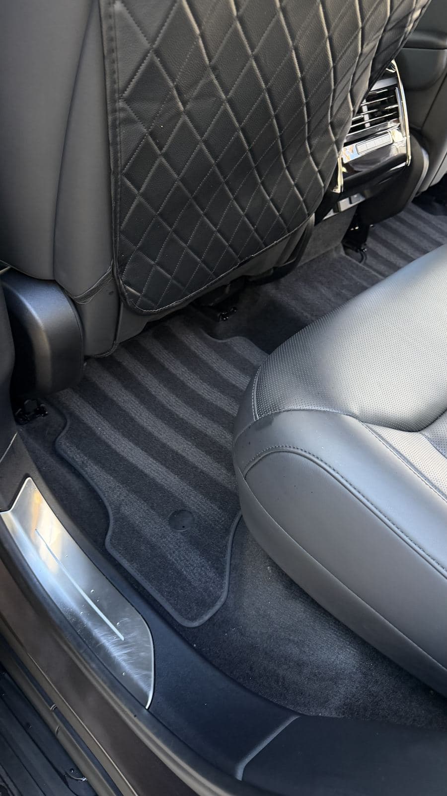 Rear footwell after interior detail