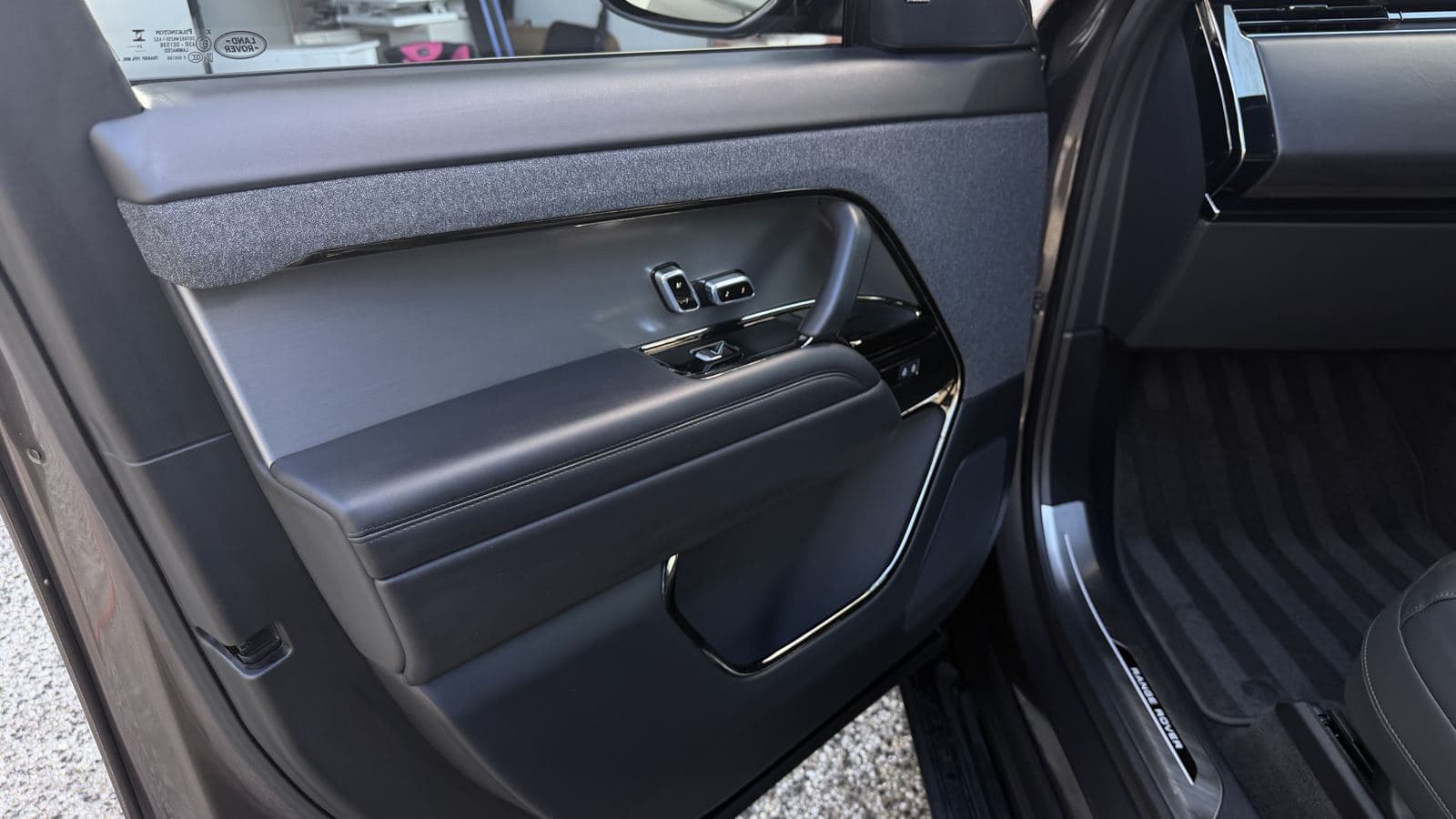 Door trim after interior detail